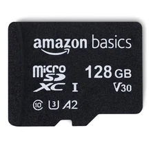 Amazon Basics Micro SDXC Memory Card with Full Size Adapter, A2, U3