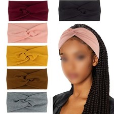 Elastic Sports Headband for Yoga Running and Fitness Breathable Cotton Threaded