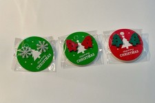 Set of 3 Christmas Earrings, Christmas Trees, Snowflakes