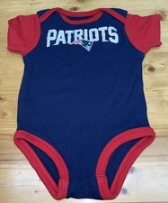 NFL Team Apparel New England Patriots Infant Bodysuit 3/6 Months