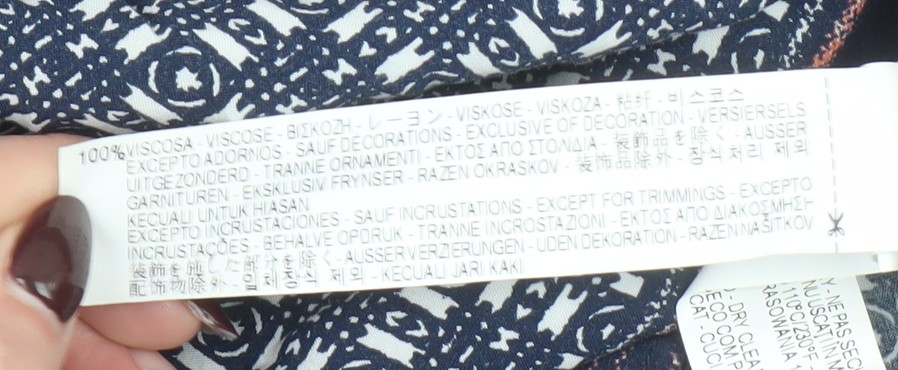 Zara Basic Women's Multicoloured Tunic Blouse Siz… - image 5