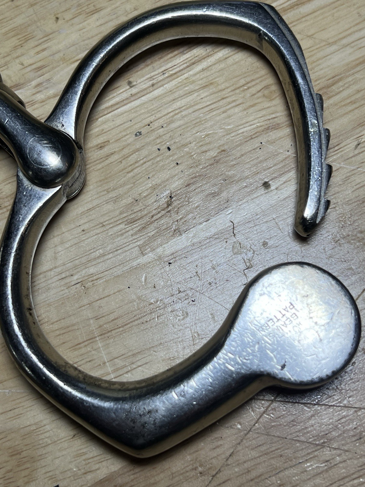 Antique Tower Beans Pattern Handcuffs with Key