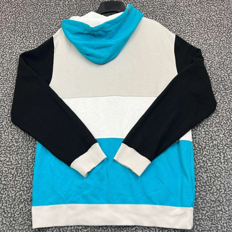 Neff Sudadera con Capucha Hombre Grande Gris Azul Cremallera Completa Manga Larga Bolsillo Exterior L Foto 2 de 4