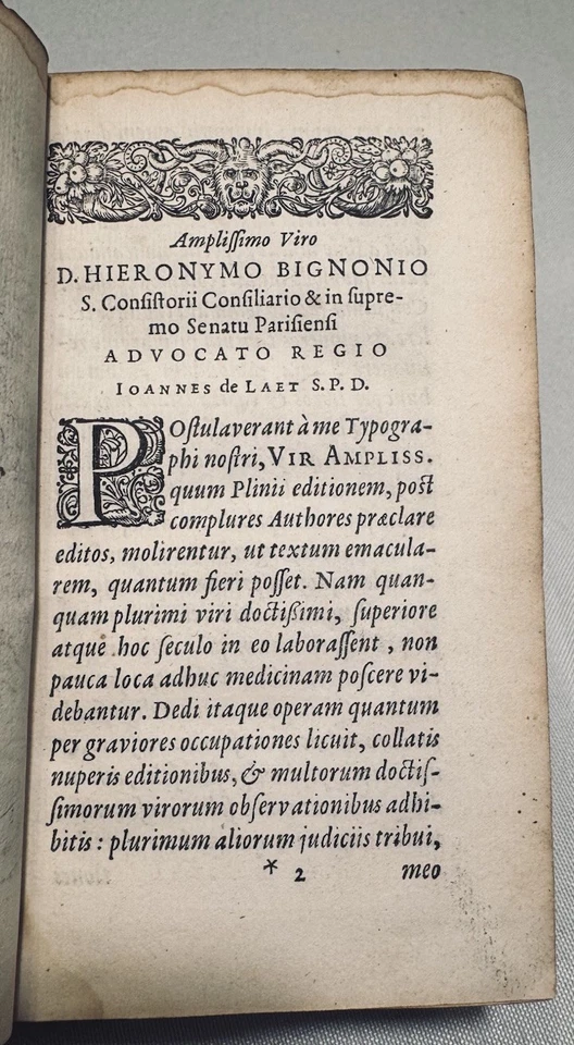 1635 - Pliny the Elder Natural History 3 Vol - Naturalis Historiae - ELZEVIR 1st Foto 4 de 4