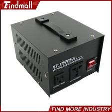 Findmall 1000W Voltage Converter Transformer Step Up/Down Replacement 50-60 Hz