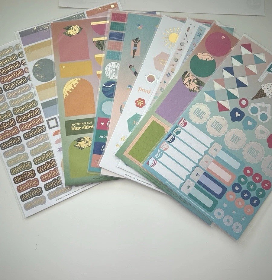 Lot Of Erin Condren Stickers