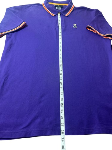 Gilpin Cotton Polo In Roman Violet Psycho Bunny Size 9 Style Number B6K504R1PC - Picture 4 of 8