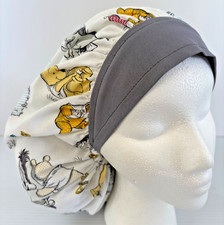 Winnie the Pooh Print Size Large Medical Bouffant Scrub Cap Surgery Hat