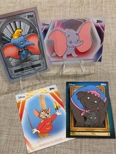 Topps Disney Dumbo Trading Cards Lot 4 Dumbo, Mrs. Jumbo, Timothy Q. Mouse