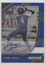 2020 Panini Prizm Draft Picks Blue 49/60 Sammy Infante #PDP71 Auto g2u