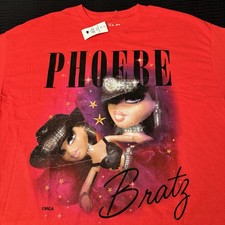 NEW The Bratz PHOEBE Red T Shirt Size XL Dolls MGA New with Tags 