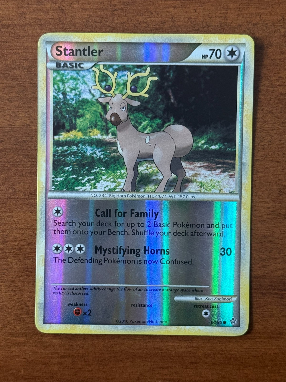 Stantler 64/95 Unleashed Reverse Holo