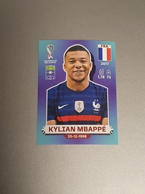 WM Kylian Mbappe Panini Sticker World Cup Frankreich France Weltmeisterschaft  - Bild 1 von 2