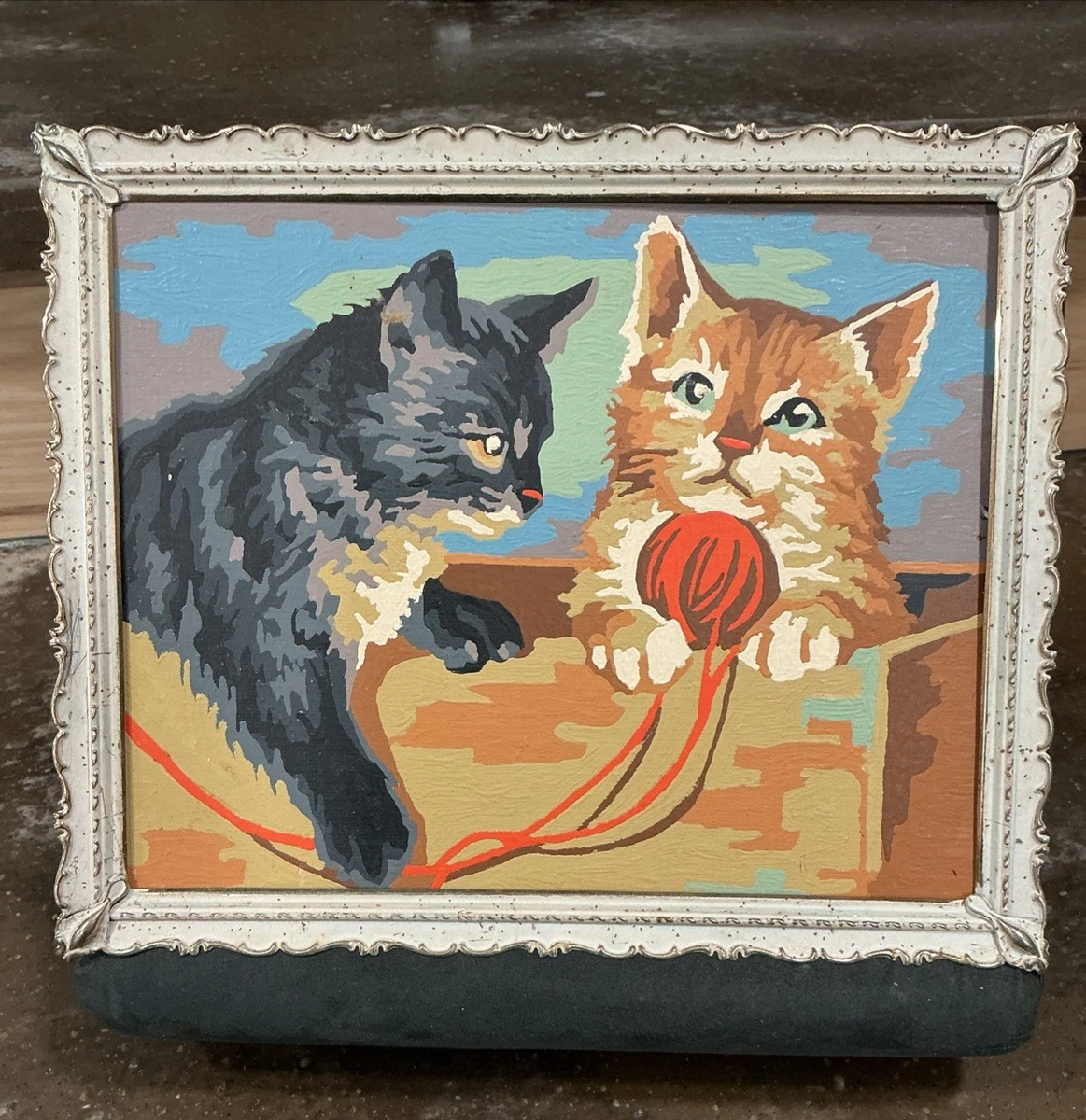 vintage paint by number pictures products for sale | eBay