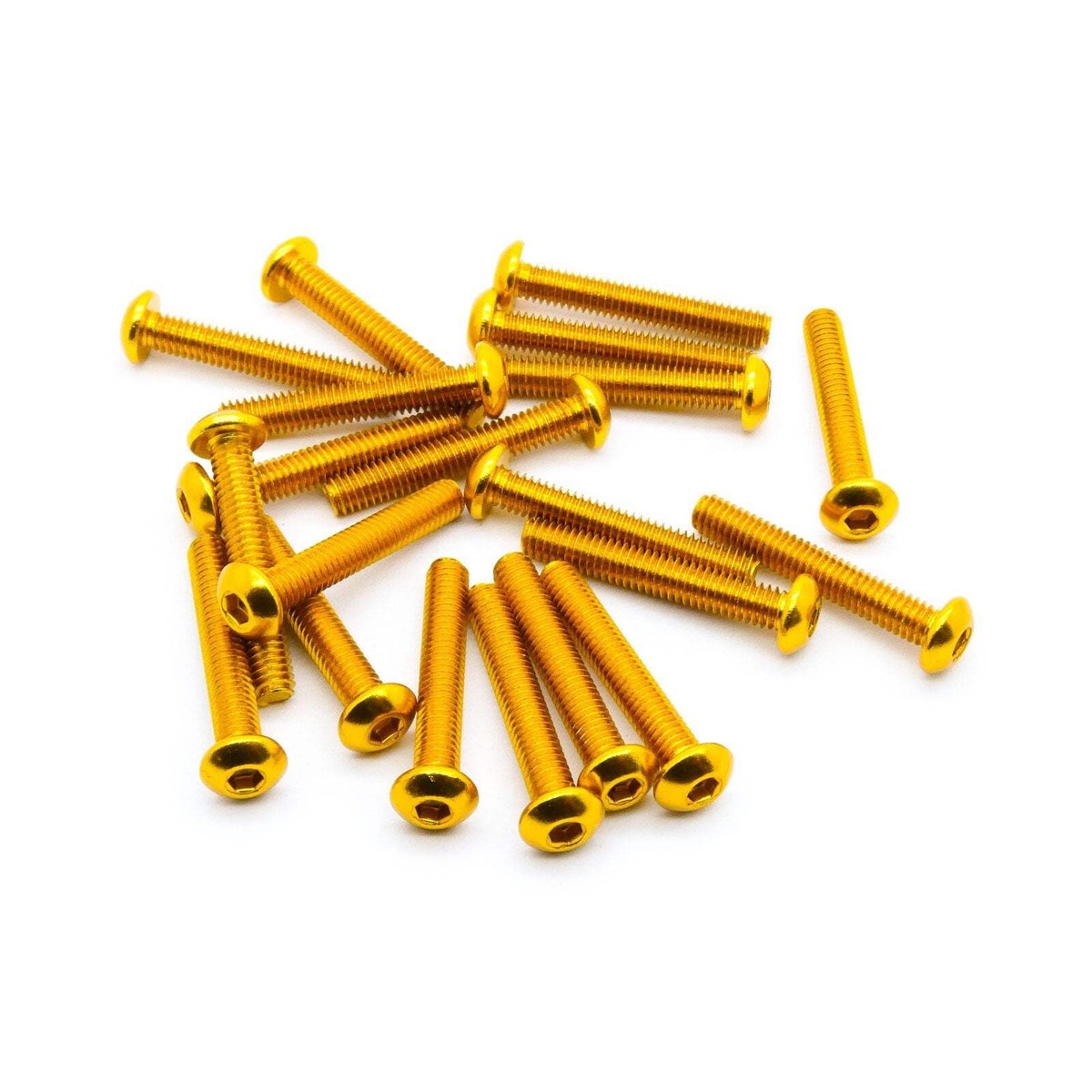 Round Pan Head Screws Hex Socket Allen Bolt 7075 6061 6063 Aluminum Alloy For Puter Case Diy M2 M2 5 M3 M4 M5 M6