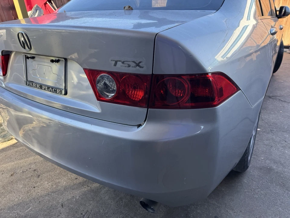 Conjunto de cubierta de parachoques trasero Acura Tsx 2004 OEM B522M Meteor Silver excelente local P Foto 3 de 4