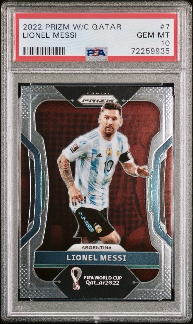 その他 FIFA World Cup 2022 Lionel Messi PSA10 PSA10 2022 PRIZM LIONEL MESSI メッシ