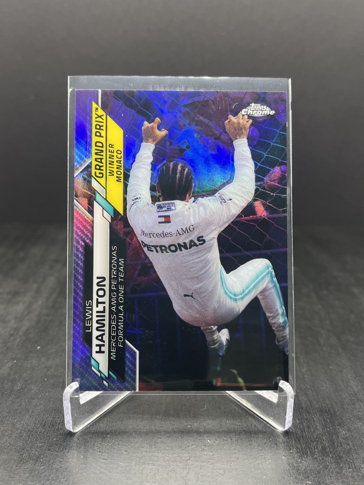 2020 Topps Chrome Formula 1 F1 Lewis Hamilton Purple 320/399 #138