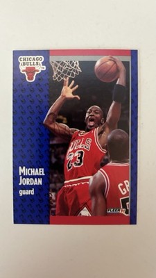 1991-92 Fleer NBA Michael Jordan #29 Chicago Bulls Basketball Card