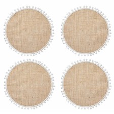 Image of Natural Elements Hessian Placemats 38cm
