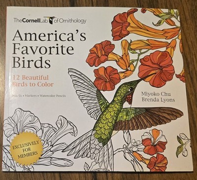 America's Favorite Birds: 12 Beautiful Birds to Color