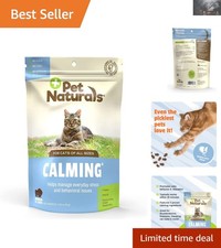 Calming Chews for Cats - Easy to Administer Anxiety Relief for Travel  More