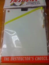 Scuba Snorkeling Underwater Slate 6x8 w/Pencil Q/D End