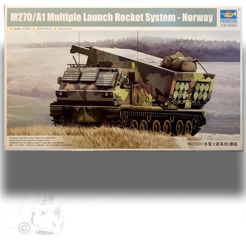 KIT SISTEMA COHETE LANZAMIENTO MÚLTIPLE TRUMPETER 01048 1/35 M270/A1 (NORUEGA) - Imagen 6 de 6