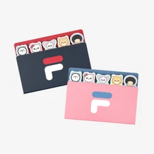 FILA KOREA x WONNIE FRIENDS Edition Two Steps Adhesive Sticky Note Memo