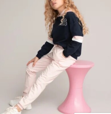 La Redoute rosa Strick Jogginghose Gr. 60 (12Y) Sport Luxe Slim Fit Hose UVP 35£