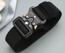 Men Belt Outdoor Hunting Tactical Belt Multi-Function Buckle Nylon Belt