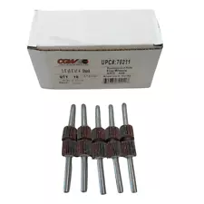 CGW 5/8" x 5/8" x 1/4" Shank Flap Wheel 60 Grit Aluminum Oxide 10 Pack