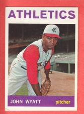 1964  TOPPS  JOHN WYATT   PROMO AD  CARD FOR 1964 TOPPS COINS