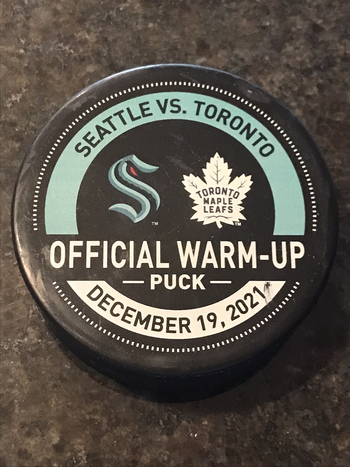 Seattle Kraken Matchup Puck Vs Toronto Maple Leafs , 44 OFF