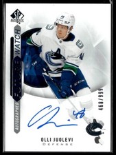 2020-21 Sp Authentic future watch auto Olli Juolevi /999 #189 SM@JFC1