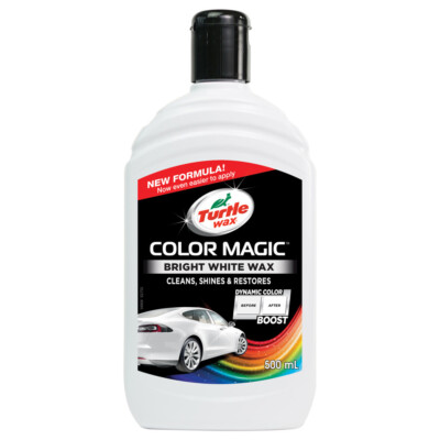 Turtle Wax Color Magic weiß Autowachs Auto Politur Wachs Farbpolitur 52712