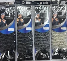 Foxy Silver Human Blend Weave Hair JERRY CURL (SALT & PEPPER)
