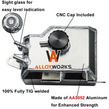 Vase Réservoir d'expansion Aluminum Pour 2006-2015 Mazda MX5 / Miata MK3 2.0L