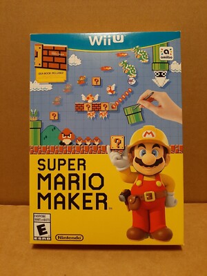 Brand New Super Mario Maker WiiU with Idea Book!