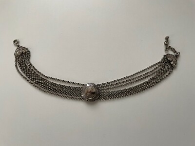 Kropfkette silbern Trachtenkette Maria Theresia D:G:REG:HUNG:BOH