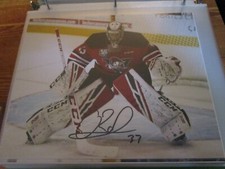 OLIVIER RODRIGUE SIGNED 8X10 MATTE PHOTO EDMONTON OILERS MONCTON WILDCATS (E)