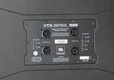 JBL VTX S28 Dual 18