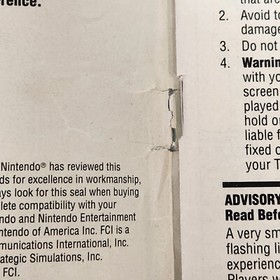 Pool of Radiance Nintendo NES Manual Only D&D Advanced Dungeons & Dragons Japan