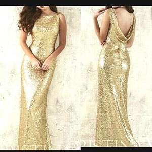 christina wu rose gold sequin dress