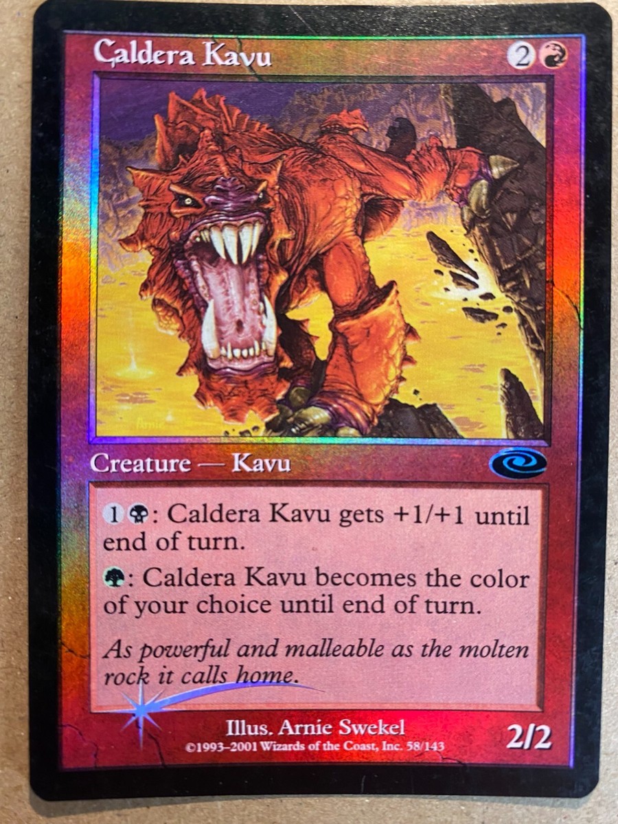 MTG 1x FOIL Caldera Kavu Planeshift Pauper Magic the Gathering Card x1 LP