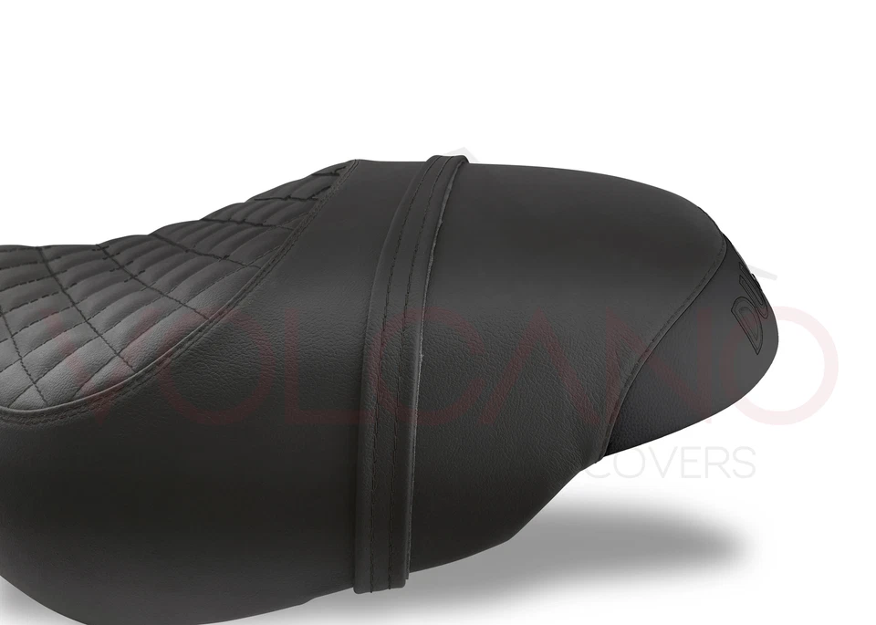 Ducati Sportclassic Gt 1000 2006-2012 Volcano Sitzbezug Schwarz Nähte Anti Slip - Bild 2 von 3