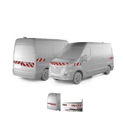 reflecto Kfz-Warnmarkierung passgenau für Renault Master Baujahr ab 2020