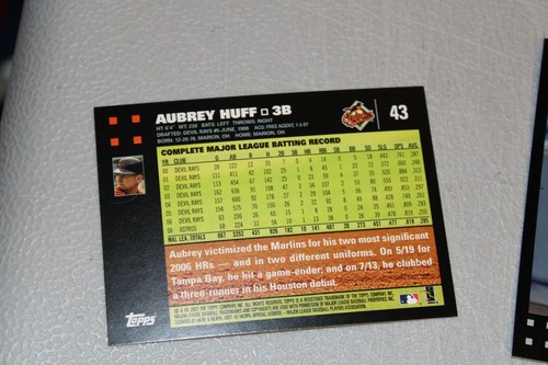 2007 Topps Baseball Card Complete Finish Fill Your List Set U Pick 1-225** - Picture 90 of 453