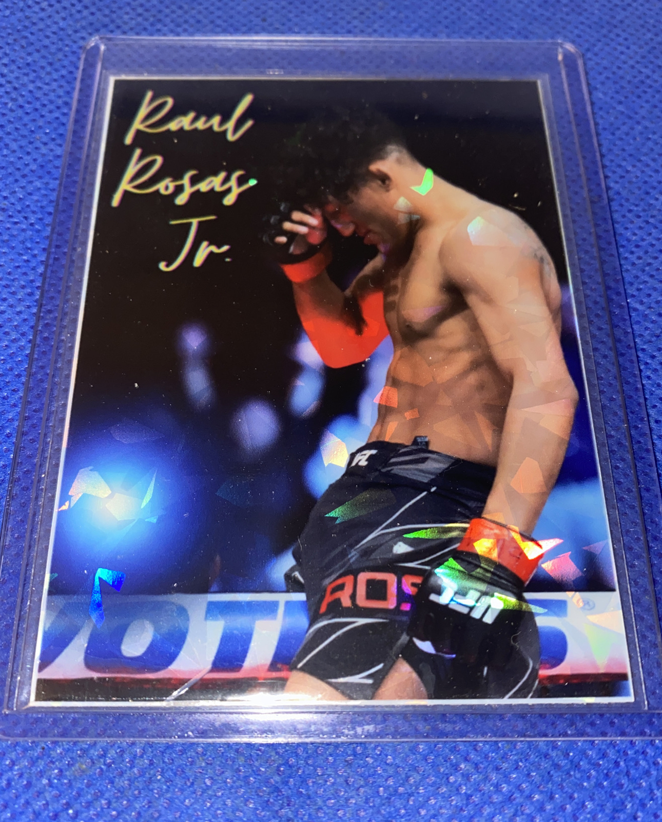 Custom Raul's Raul Rosas Jr UFC Custom Holofoil Refractor RC Rookie Card | eBay