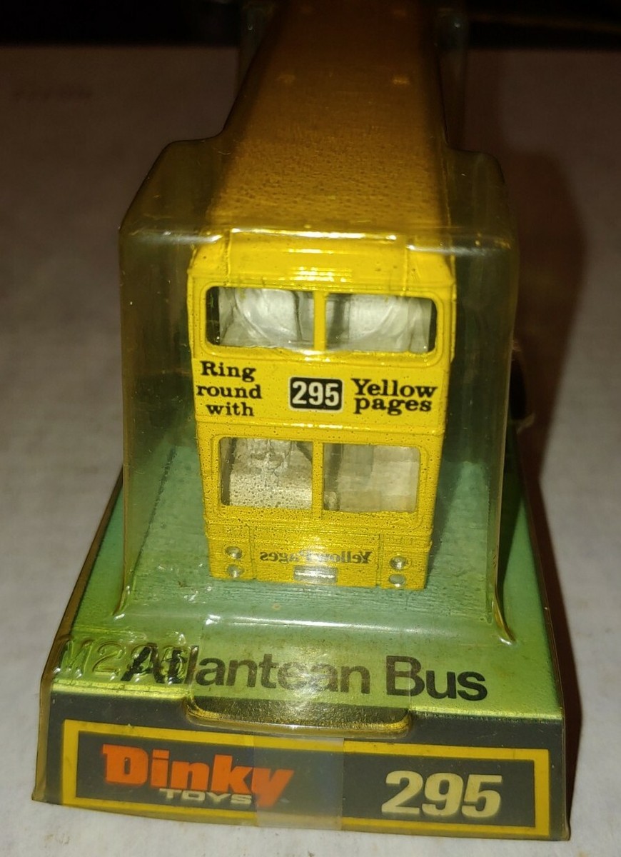 Dinky Toys, Model No.295 ATLANTEAN BUS - YELLOW PAGES, NIP (14H